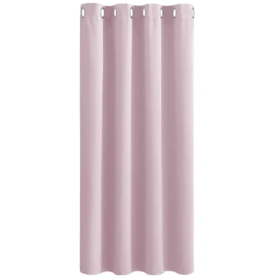 Bild av PONY DANCE gardiner ogenomskinlig öljettgardin 1 styck gardin termiska för sovrum/vardagsrum, B 132 cm