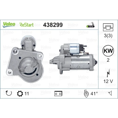 Bild av Startmotor VALEO 438299
