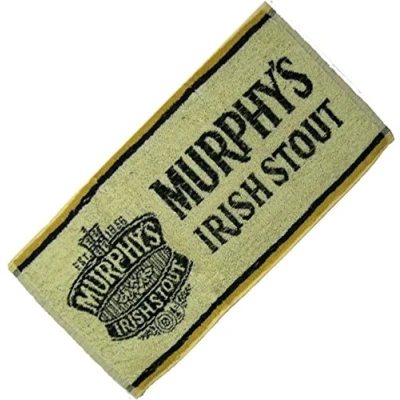 Bild av skyltar unik Murphys irländsk stout bomullsbarhandduk (pp kräm)