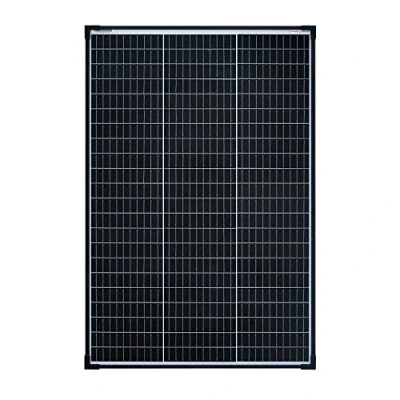 Bild av enjoy Solpanel 36 V monokristallin solmodul, 182 mm solceller 10 busbarer, solpanel, perfekt för husbil, balkong, trädgårdshus, båt (100, watts)