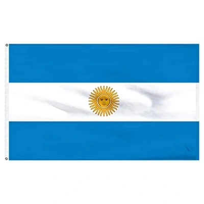 Bild av SHATCHI 5ft x 3ft Argentina nationella flaggor evenemang pub BBQ kungligt tema dekorationer rugby sport banderoll stöd bordsskydd