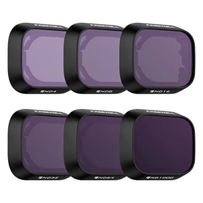 Bild av Freewell Hela dagen 6Pack ND4, ND8, ND16, ND32, ND64, ND1000 filter kompatibla med Mini 3 Pro/Mini