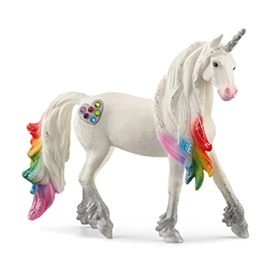 Bild av Schleich Bayala Regenboog Eenhoorn Hengst Leksaker för barn, Storlek: One Size, Multicoloured