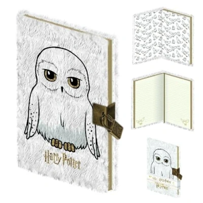Bild av HARRY POTTER (HEDWIG) A5 LOCKABLE NOTEBOOK (PLUSH)