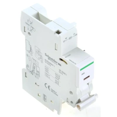 Bild av Schneider A9A26476 Acti 9 komponenter Imx 100 415Vac 110 130Vdc Shunt, vit
