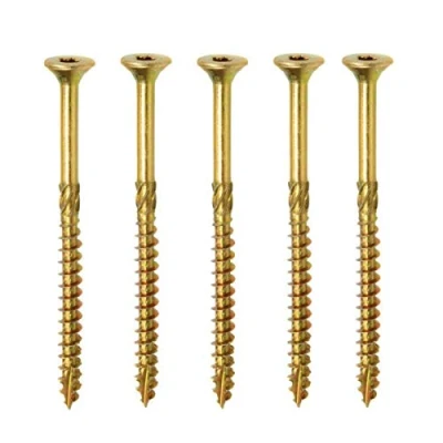 Bild av TORX 6,0 x 80 mm TX30 träskruvar CSK ribbor COUNTERSUNK skruvpaket med 200