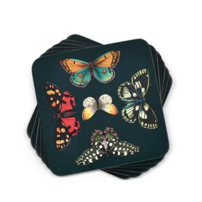 Bild av Portmeirion Set med 6 underlägg, flerfärgad, 10,5 x cm