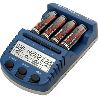 Bild av Technoline BC 1000 set batteriladdare blå