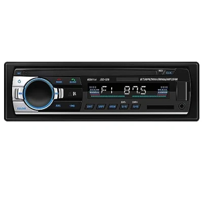 Bild av Goforjump bilradio, Bluetooth bilstereo, 4 x 60 W billjud, FM radio, MP3 spelare, USB/SD/AUX, handsfree samtal med trådlös fjärrkontroll