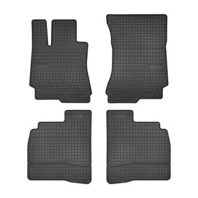 Bild av FROGUM 542575 Ensemble de tapis sol Caoutchouc avant et arrière 4 noir Sur mesure