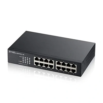 Bild av Zyxel 16 Portars Unmanaged Gigabit Ethernet Switch Fläktlös konstruktion [GS1100 16]