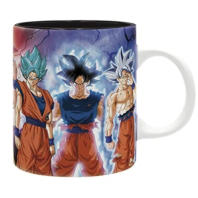 Bild av ABYSTYLE Dragon boll supermugg ceramqiue 320 ml Goku Transformationer