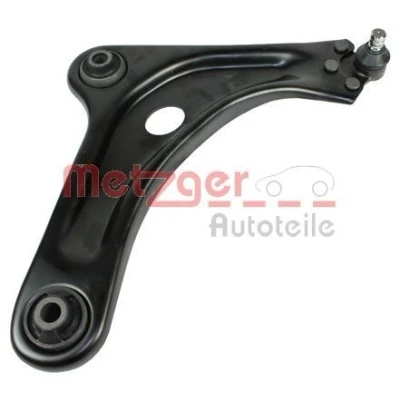 Bild av METZGER 58082602 Bras de suspension avec rotule suspension, support en caoutchouc Essieu avant droit barre oscillant transversal