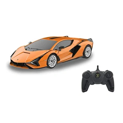 Bild av JAMARA 403125 Lamborghini Sián FKP 37 2,4 GHz 1:24 officiellt licenserad, upp till 1 timmes restid vid ca 9 km/h, perfekt återbildade detaljer, högkvalitativt utförande, orange