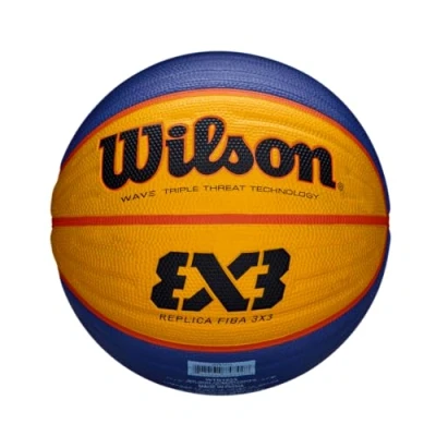 Bild av Wilson Utomhusbasket, grov yta, asfalt, granulat, plastgolv, storlek 6, 8 till 12 år, Hyper Shot I, svart/gul