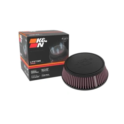 Bild av K&amp;N Luftfilter universellt koniskt 103 mm fläns, 175 bottendiameter, 149 ytterdiameter, 56 höjd, med ventilationsöppning (RU 4480)
