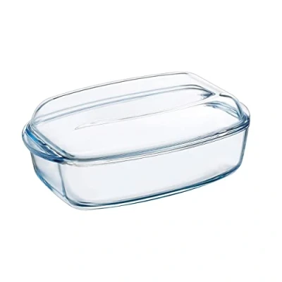 Bild av Pyrex Essentials rektangulär gryta med lock 4,5 liter