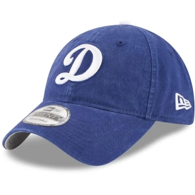 Bild av New Era MLB Blå unconstructed Keps Los Angeles Dodgers Core Classic 9TWENTY Rep Royal Dad Cap @ Hatstore