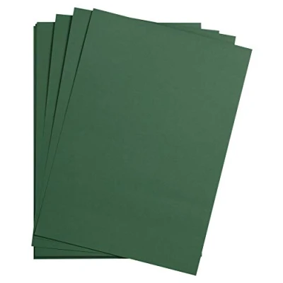 Bild av Clairefontaine 975379C förpackning med 25 pysselkartonger Maya, 185 g, DIN A3, 29,7 x 42 cm, 1 pack, antikgrön
