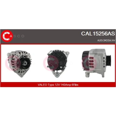 Bild av CASCO CAL15256AS Generator 12V 140A AUDI: A6 C5 Avant, C6 Sedan, VOLKSWAGEN: Passat B5 GP Variant, Sedan