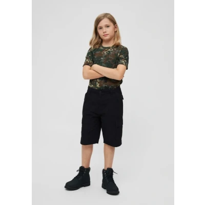 Bild av Brandit Kids BDU Ripstop shorts, flera färgvarianter, storlekar S (122/128) till XXL (170/176), svart, 170 176