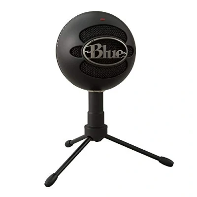 Bild av Blue Snowball iCE Plug &#039;n Play USB mikrofon för inspelning, streaming, podcasts och gaming på PC/Mac med kardioid kondensatorkapsel, justerbart stativ kabel Svart