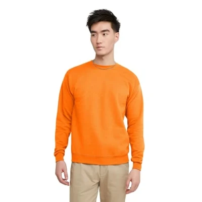 Bild av Hanes EcoSmart Sweatshirtecosmart för män smart, Orange (Safety Orange), 3XL