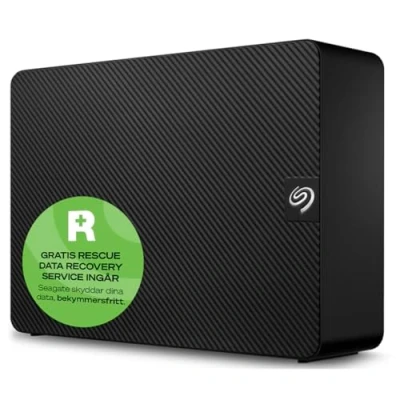 Bild av Seagate Expansion Desktop, 16TB, Extern Hårsddisk, 3,5&quot;, USB 3.0, PC och bärbara datorer, 2 års Rescue Services (STKP16000400)