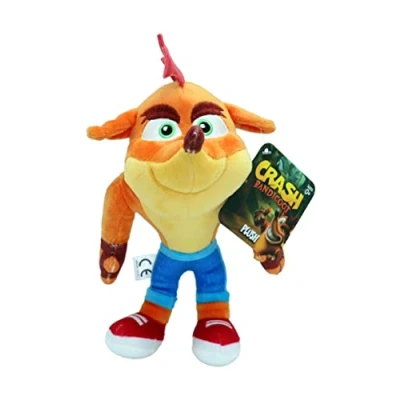 Bild av Crash Bandicoot Bandai Plysch 15 cm mjuk samlarleksak plyschleksaker för flickor och pojkar videospelsfans samlarleksaker