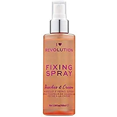 Bild av I Heart Revolution Peaches &amp; Cream Fixing Spray Fixeringsspray puder, Storlek: One Size, Clear