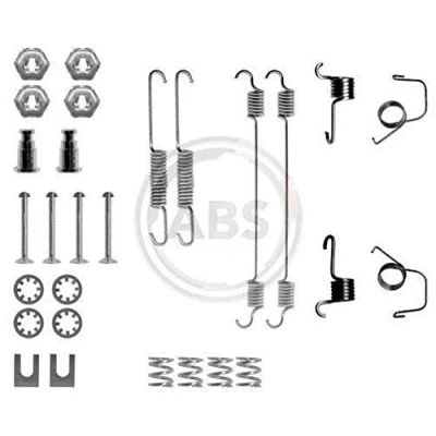 Bild av A.B.S. 0617Q Kit d&#039;accessoires, mâchoire de frein PEUGEOT: 205 II 3/5 portes, 106 I CITROËN: Saxo portes