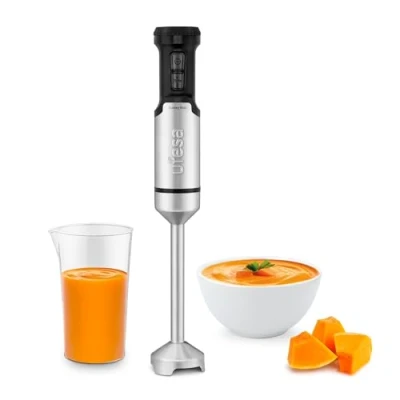 Bild av Ufesa Galaxy Handmixer, effekt 1 200 W, variabel hastighetsregulator + TURBO, 4 blad av rostfritt stål, ergonomisk och stänkfri design, mätkopp, BPA fri