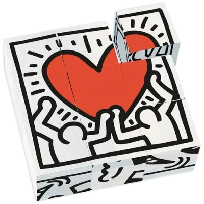 Bild av Vilac set med 9 kuber Keith Haring, 9227, flerfärgad