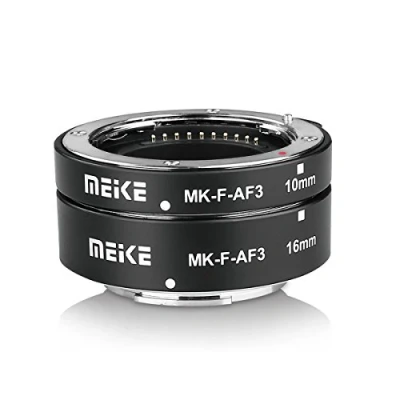 Bild av MEIKE MK F AF3 Auto Fucus Macro Extension Tube för kompatibel med alla Fujifilm spegellös kamera (10 mm 16 endast eller anslutning) X T1 T2 Pro1 Pro2 M1 T10 A1 A2 E1 E2 E3 etc