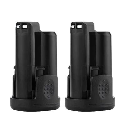 Bild av 2 x Exmate litiumjonersättningsbatteri 12 V 3,0 Ah för Dremel 8200 8220 8300 ersätter B812 02