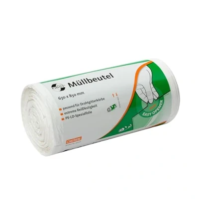 Bild av Soppåse DEISS FIRST PLUS vit 85 L, 50 stycken