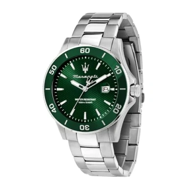 Bild av Maserati Limited Edition herrklocka, tid, datum, analog, stålband, vattentät, tävlingssamling R8853100039, Flerfärgad, 43.00, armband
