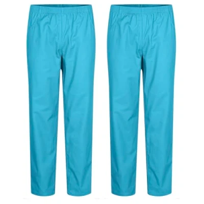 Bild av MISEMIYA Pack 2 st Sanitär PANTALON Unisex Uniform Medical Uniforms Arbetsmorgan Ref.8312 * S, Cyan, S