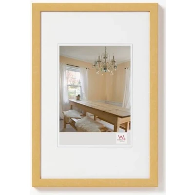 Bild av walther design tavelram guld 18 x 24 cm paprika träram BP824G