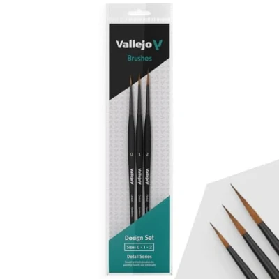 Bild av Winsor &amp; Newton Brush design set synthetic hair (sizes 0, 1, 2)