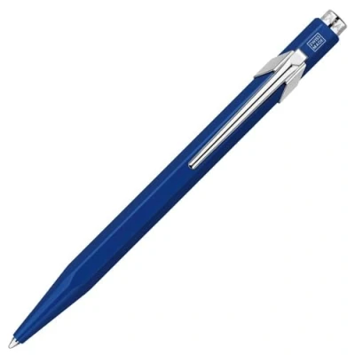 Bild av Caran d&#039;Ache 849 metallrange, kulspetspenna, safirblå, bläckblå