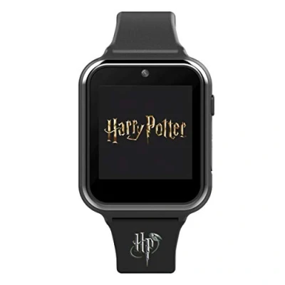 Bild av Harry Potter HP4096ARG Kvartsklockor för pojkar med silikonband, svart, rem, rem
