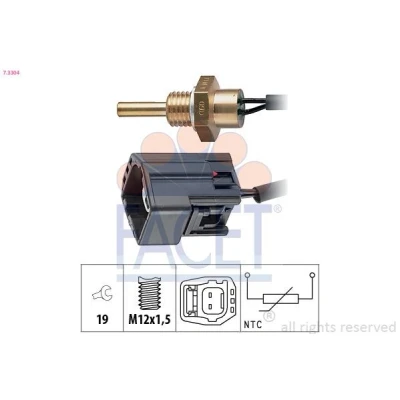 Bild av FACET 7.3304 Sonde de température, liquide refroidissement Made in Italy OE Equivalent VOLVO: V70 I