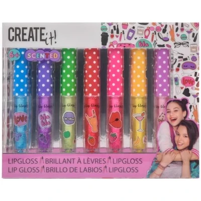 Bild av Create It! 84144 läppglans geur &amp; glitter, 7 st