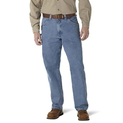 Bild av Wrangler herr Riggs arbetskläder snickarjeans, Vintage indigo, 30W x 30L