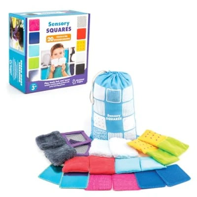 Bild av Learning Resources Educational Insights Teachable Touchables Texturer Kvadrater 20 Stycken Set