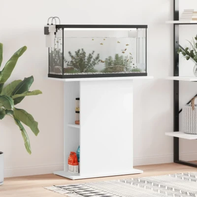 Bild av Akvariebänk vit 75x36x72,5 cm konstruerat trä