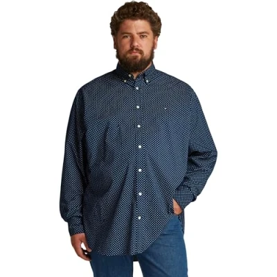 Bild av Tommy Hilfiger Polka DOT Skjorta, Storlek: 3XL, Night sky