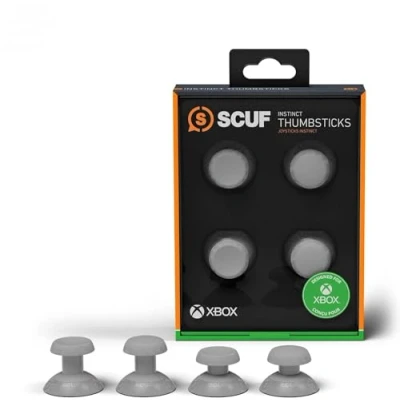 Bild av SCUF Instinct Utbytbara tumgrepp 4 pack, utbytesjoysticks endast för Pro Performance Xbox Series X S controller Ljusgrå
