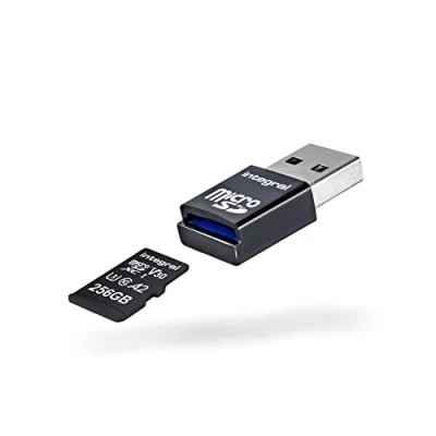 Bild av Integrerad micro SD USB3.0 minneskortläsaradapter upp till 180 MB/s läs och 130 skrivhastighet, kompakt ultrasläkt kompatibel med SD, microSDHC microSDXC